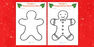 You can also use these sets as templates or patterns for making. Gingerbread Man Colouring Sheets Teacher Made