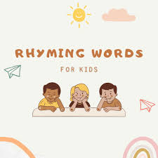 rhyming words for kids in english