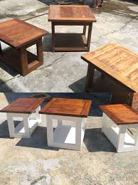 Old Coffee Table And End Tables Redo I