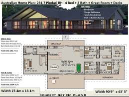Sloping Land 4 Bedroom House Plan 281 7