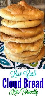 low carb cloud bread recipe made with