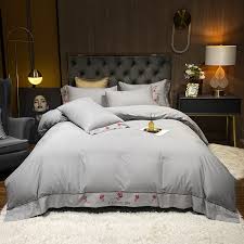 Cotton Steel Grey Elite Cotton Bed Set
