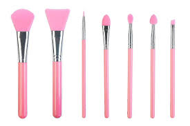 7 pcs silicone makeup brushes for cream