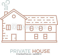 Explore our selection of beautiful new home designs located throughout henderson. Line House Illustration Line House Simple Vector Illustration Of Private House Real Estate Logo Canstock
