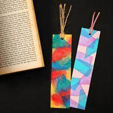 Stained Glass Bookmarks Kids Crafts