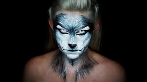 western werewolf halloween makeup