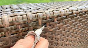 how to repair wicker outdoor furniture
