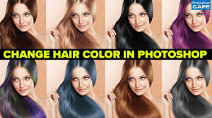 change hair color in photo tutorial