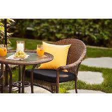 Round Patio Brown Bistro Table Steel