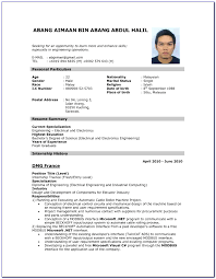 A first time resume with no experience sample better than most. Resume Format For Job Application Download