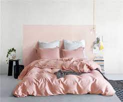 Pink Duvet Cover Soft Heavy Quilt Cover