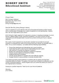 educational istant cover letter
