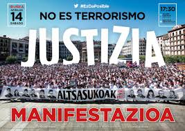 Resultado de imagen de Justicia para los jÃ³venes de Altsasu: 14 Abril manifestaciÃ³n en IruÃ±a