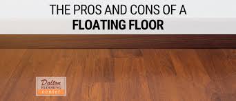 the pros and cons of a floating floor