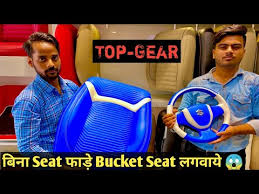 Bucket Seat Covers Installed Without