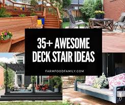 35 Awesome Deck Steps Stairs Ideas