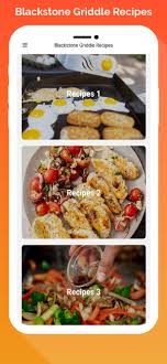 blackstone griddle recipes on the app