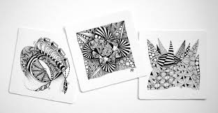 Reinhart goes on to explain: How To Create A Great Zendoodle Or Zentangle Art Pattern Feltmagnet
