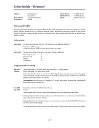 Career summary for cv bd. Latex Templates Curricula Vitae Resumes