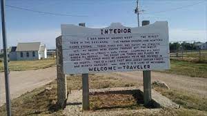 interior south dakota welcome signs