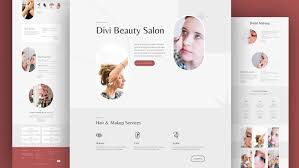 beauty salon layout pack for divi