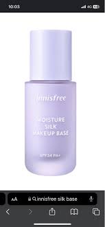 innisfree moisture silk makeup base