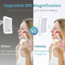 fabuday 20x magnifying mirror with