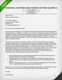 School Counselor Cover Letter Sample Magdalene Project Org