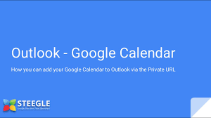 Google Calendar Outlook Private Url Youtube
