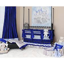 preston royal blue crib bedding set