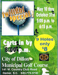 City of Dillon Vivian Johnson Memorial Golf Course | Dillon SC