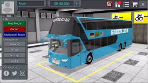 Bus simulator indonesia (aka bussid) will let you experience what it likes being a bus driver in indonesia in a fun and authentic way. Free Green Line Man Dd Bus Mod For Bus Simulator Indonesia Sgcarena