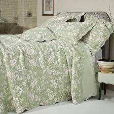 versailles green super king bedspread
