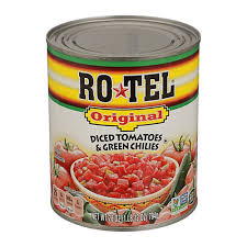 ro tel original diced tomatoes and