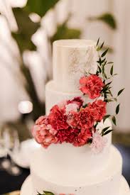 2 tier wedding cake cascading flowers. 28 Trendy Summer Wedding Cakes That Speak To The Season