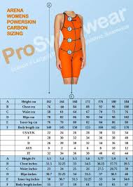 65 Exact Arena Swimsuit Size Chart