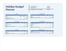 15 Free Christmas Budget Templates Ms Office Documents