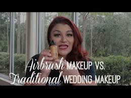 airbrush vs traditional wedding makeup
