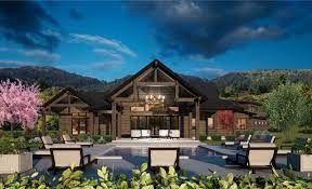 aspen glow house plan luxury lodge