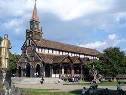 Despite good road access from the coast — (it can easily be reached within a day from da nang and hoi an), it attracts few travellers, especially compared to the popular city of da lat. Kontum Wood Church Kon Tum Province Vietnam The3dcards