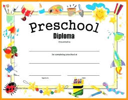 Preschool Graduation Certificate Free Printable Certificates For