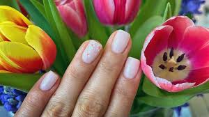 flower power nail art is the manicure