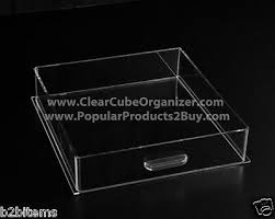 ds acrylic clear cube makeup organizer