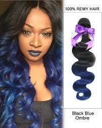 Bellami black ombre hair extensions are premium 100% remy hair extensions are available numerous shades of platinum, lavender, violet, pastel pink and poisonberry. 14 Black Blue Ombre Hair Two Tones Hair Weave Body Wave Weft Remy Human Hair Extensions