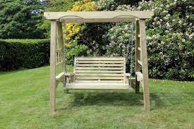 Cottage Garden Wooden Swing 2 Seater