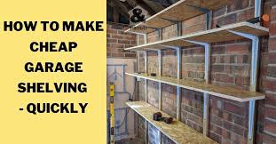 How To Make Osb Garage Shelves