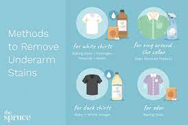 remove armpit stains and odor from clothes