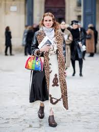 Faux Fur Leopard Print Coats For Winter