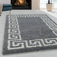 greek key grey rug the axel by