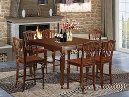 Another idea for accommodating more people is to have another table somewhere in the house (maybe in the home office) that is the same width and height as your. Amazon Com 7 Pc Counter Height Dining Set Square Pub Table And 6 Counter Height Chairs Furniture Decor